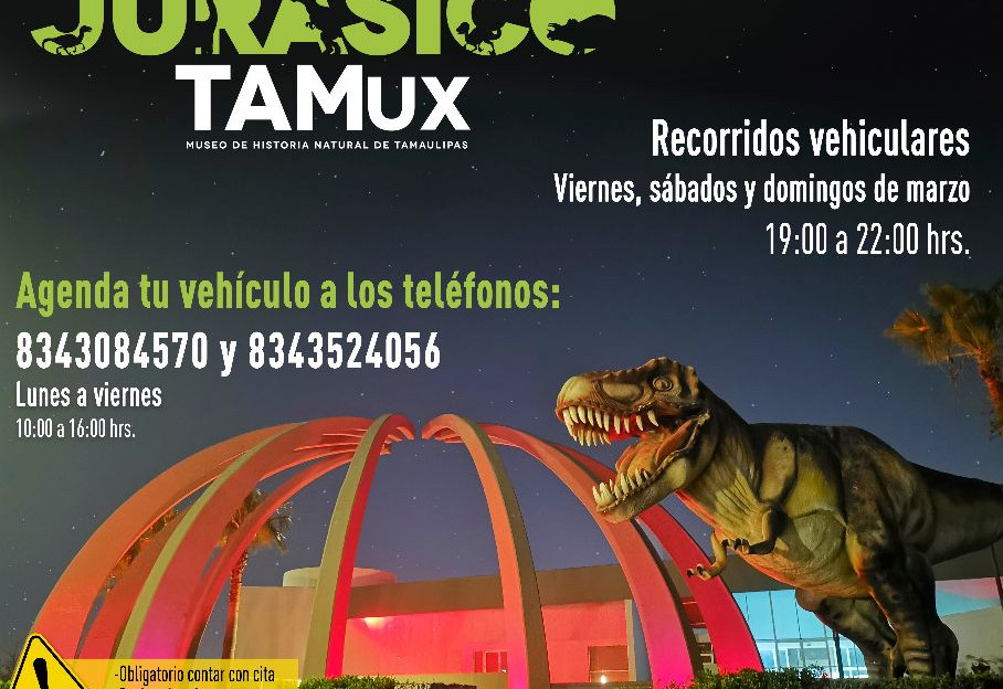 Reporteros en la Red - Cd. Victoria - Los dinosaurios invaden el TAMux con  el “Safari Jurásico” para todas las familias